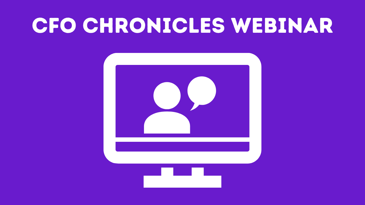 CFO chronicles webinar
