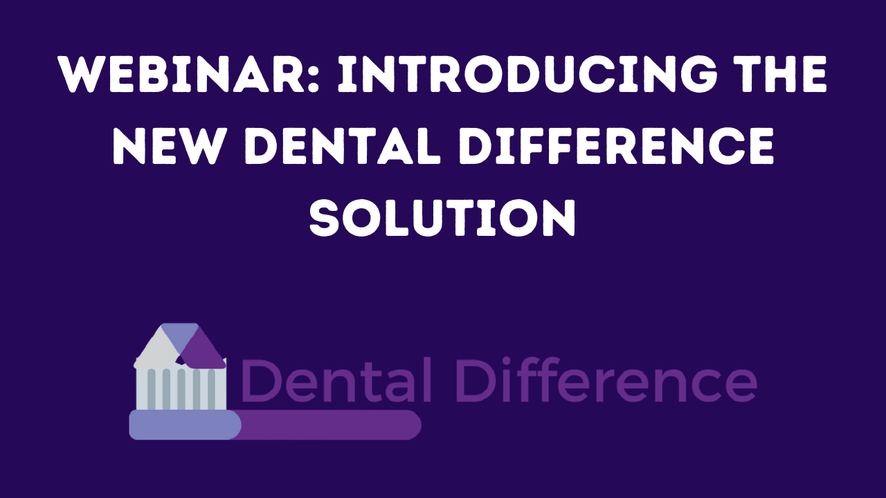 Seminario web para presentar la nueva solución Dental Difference