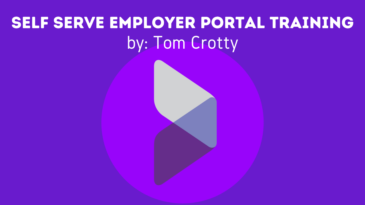 Self serve employer portal training