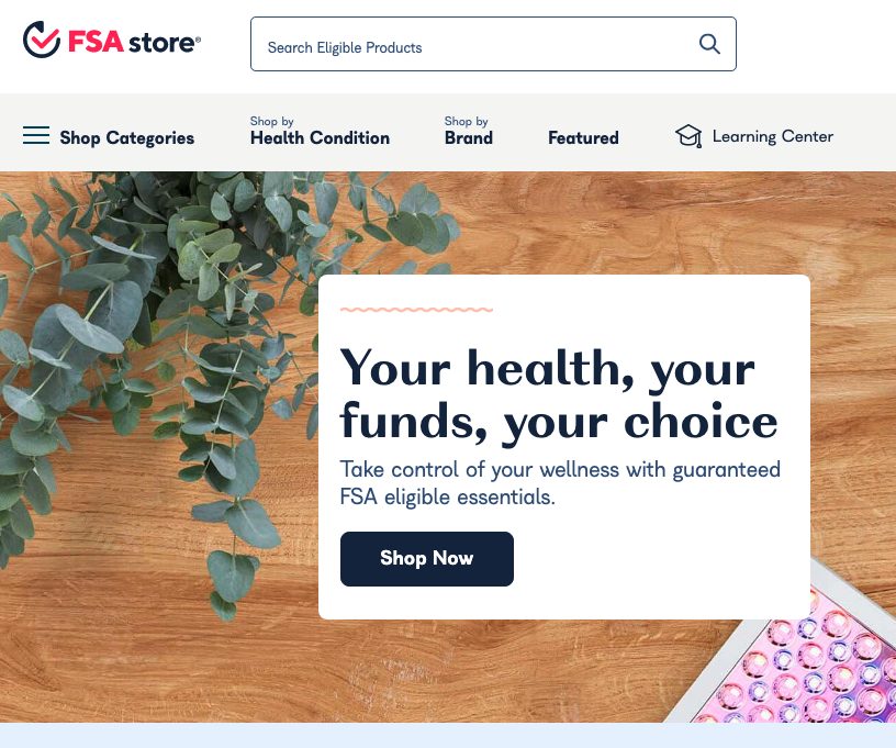 FSA/HSA Eligible Items Online & In-Store