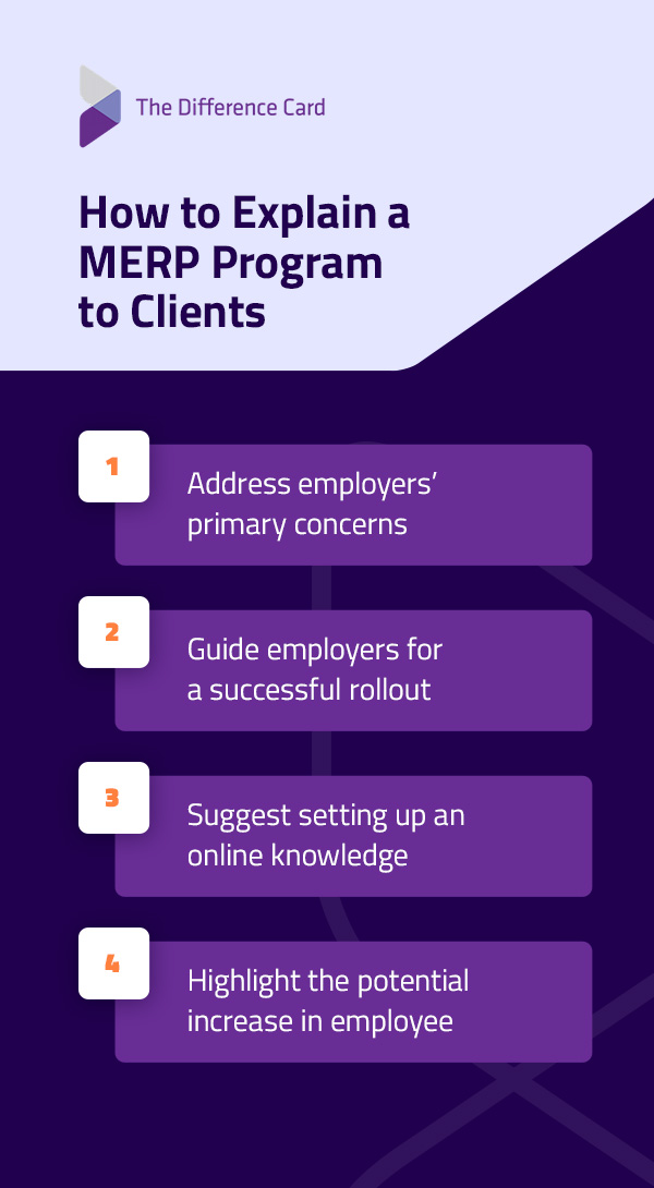 how to explain a merp program to clients