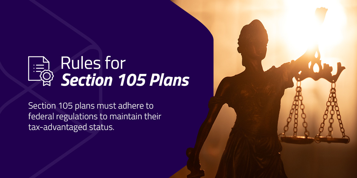 Rules for section 105 plans