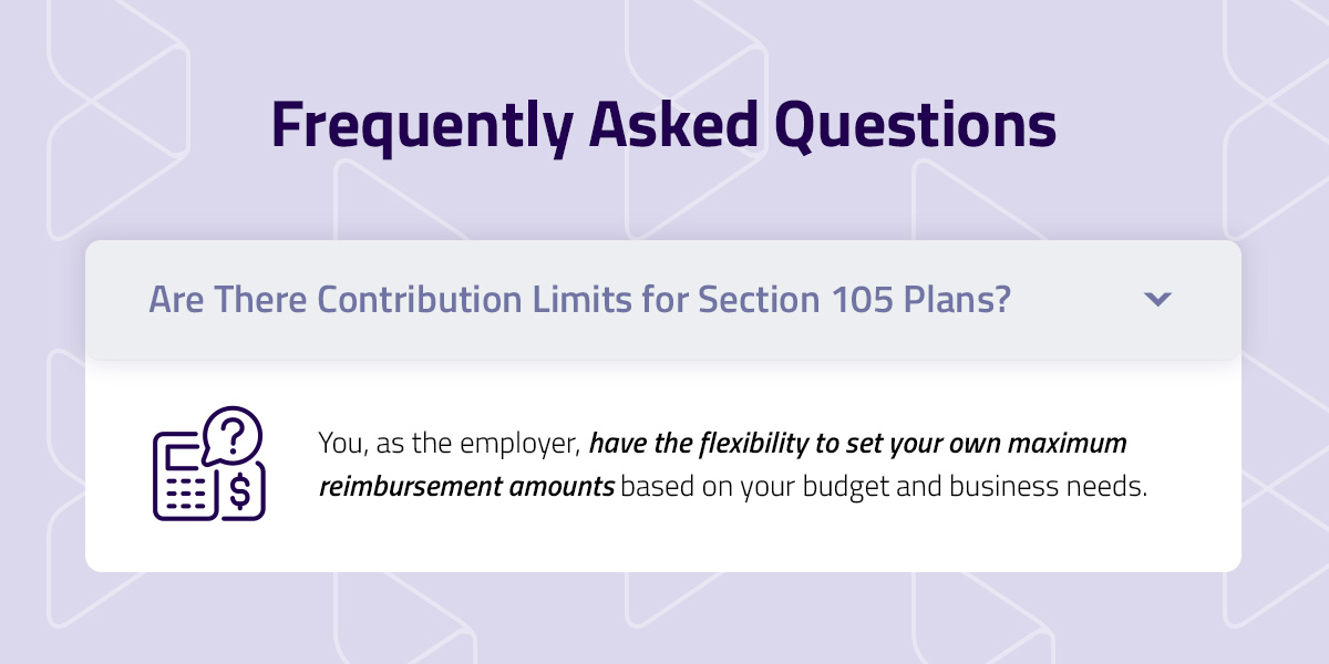 section 105 FAQ graphic