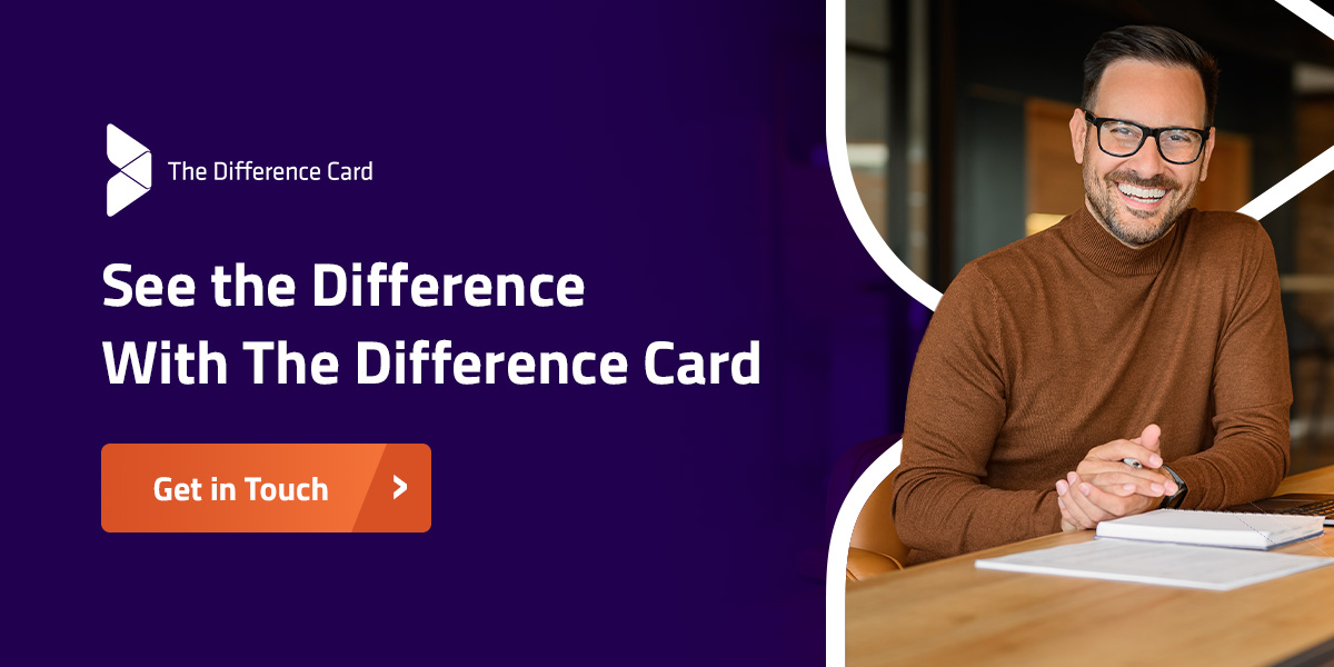 See the difference with the difference card