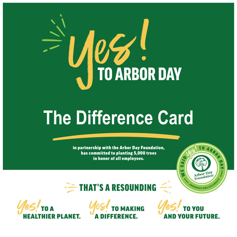 We Said Yes! to Arbor Day Banner