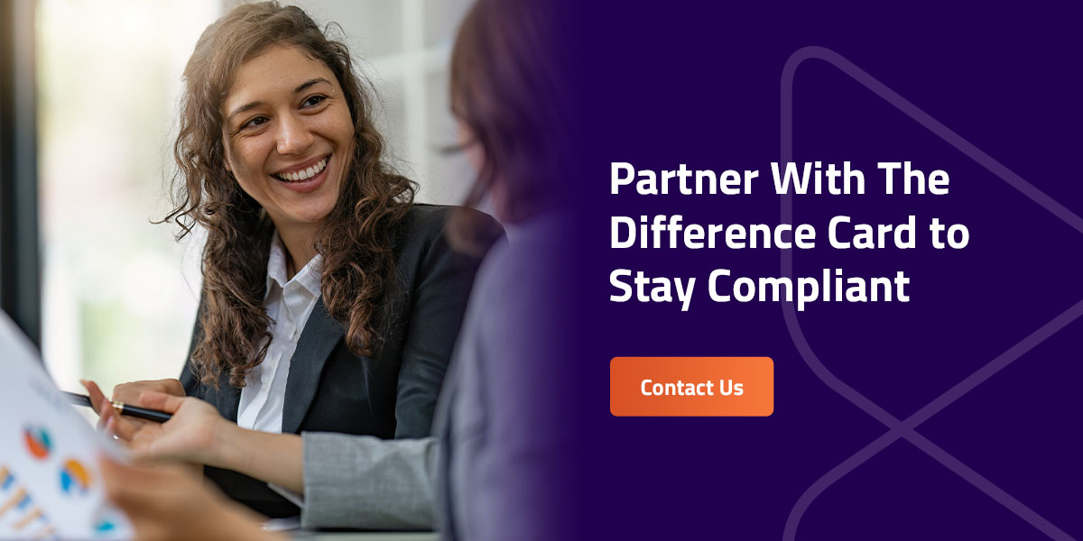 Partner with The Difference Card for compliance services