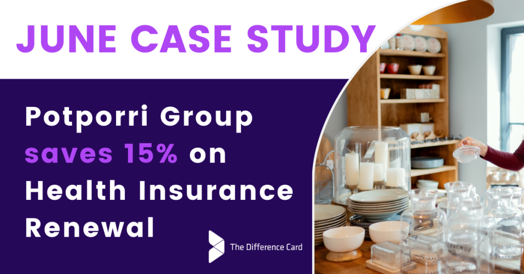 Case study graphic from The Difference Card for June