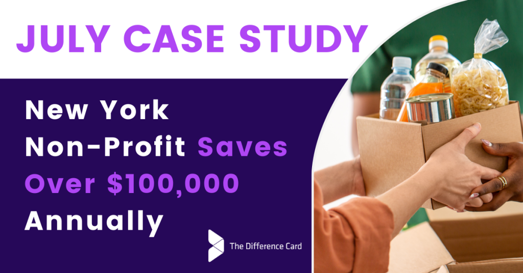 Case study graphic from The Difference Card for July