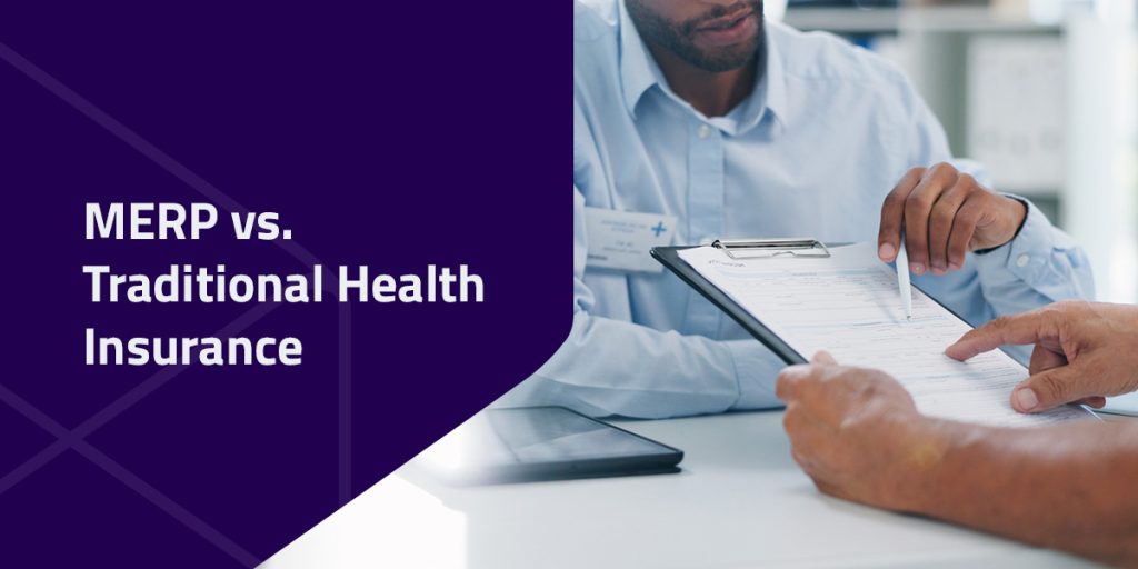 merp vs traditional health insurance