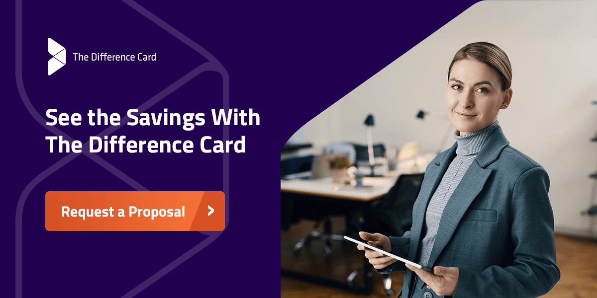 See the savings with the difference card