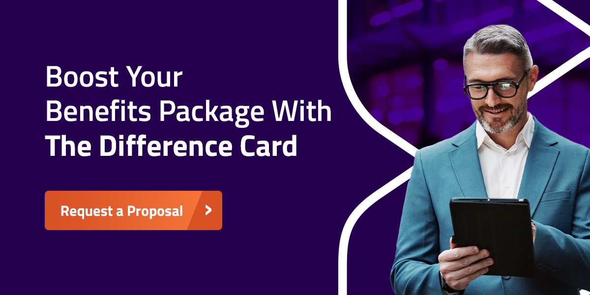boost your benefits package with the difference card