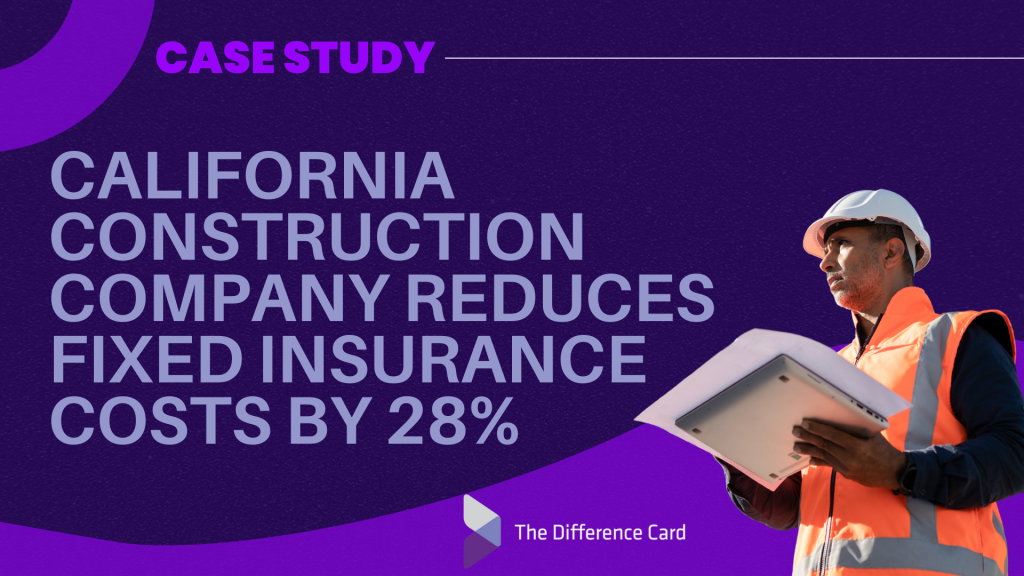 Case study graphic from The Difference Card.