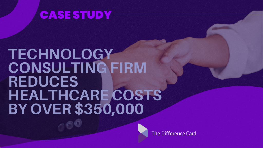 Case study graphic from The Difference Card.