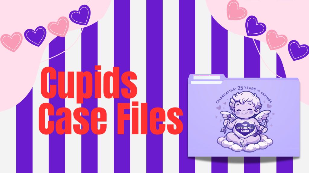 Valentines day class agenda education presentation in cream pink and red lined graphic style.