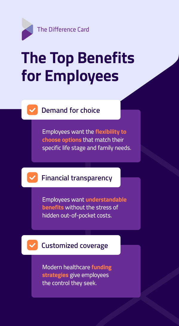 the top benefits for employees