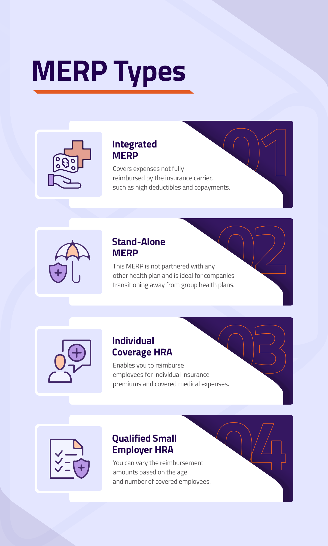 MERP types and how they work